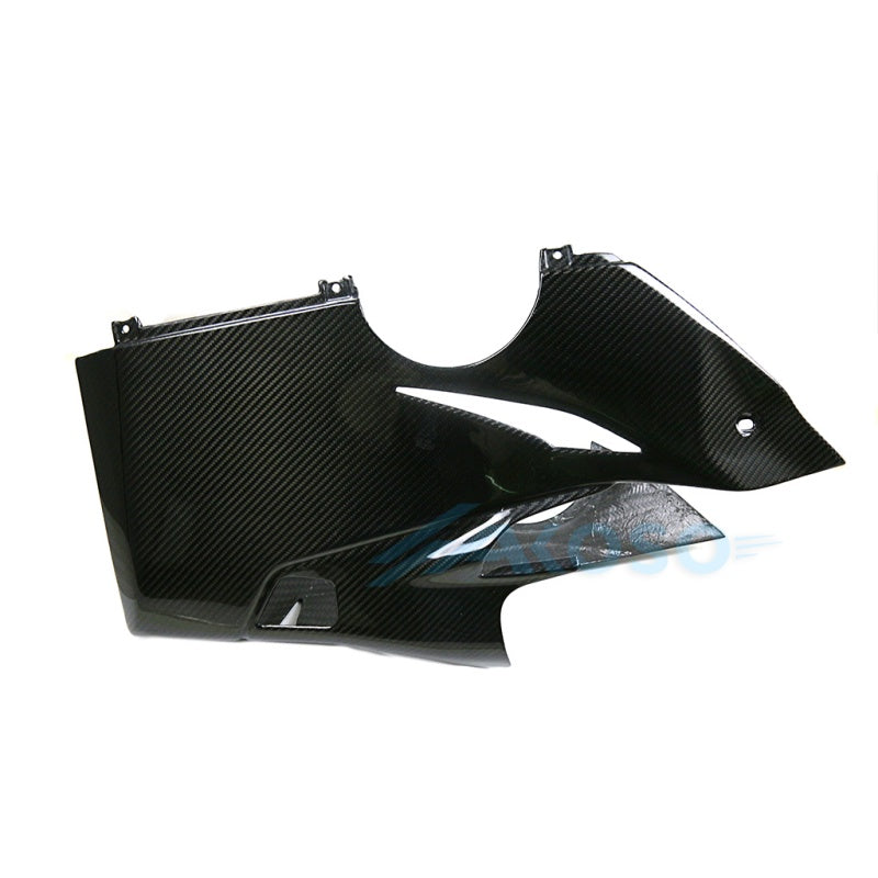 AKOSO 2018+ Ducati Panigale V4 V4S V4R Carbon Fiber Belly Pan Lower Side Fairing One Piece Version
