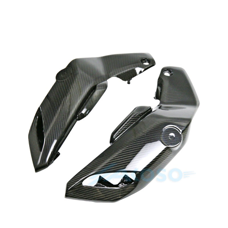 AKOSO 2018+ Yamaha MT07 FZ07 Carbon Fiber Fuel Tank Front Side Panel Air Intake Covers
