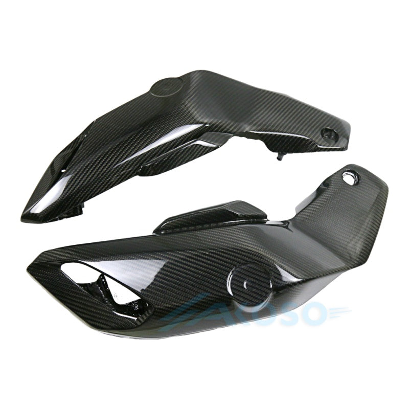 AKOSO 2018+ Yamaha MT07 FZ07 Carbon Fiber Fuel Tank Front Side Panel Air Intake Covers