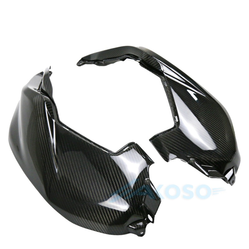 AKOSO 2018+Yamaha MT07 FZ07 Carbon Fiber Tank Side Panels Covers Fairing