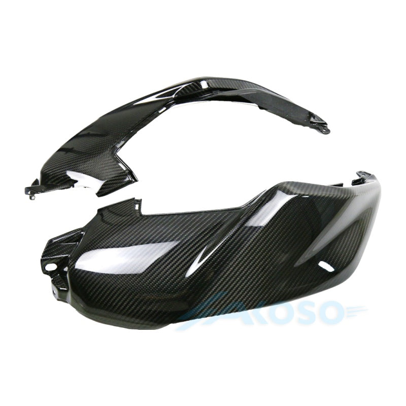 AKOSO 2018+Yamaha MT07 FZ07 Carbon Fiber Tank Side Panels Covers Fairing