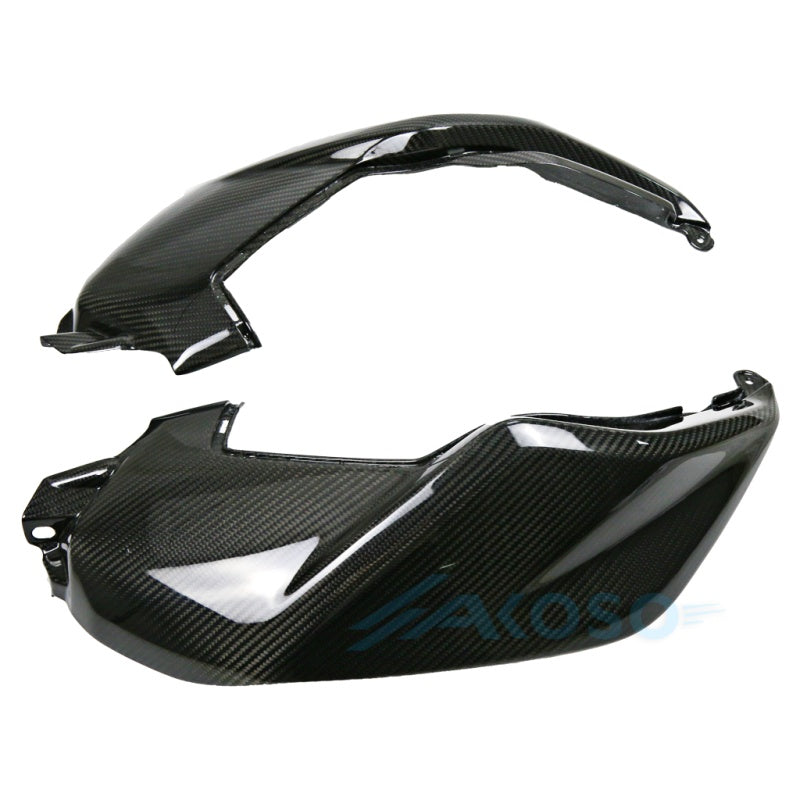 AKOSO 2018+Yamaha MT07 FZ07 Carbon Fiber Tank Side Panels Covers Fairing