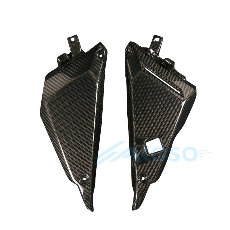 AKOSO 2017+ Kawasaki Ninja 650 Z650 Carbon Fiber Frame Under Seat Covers