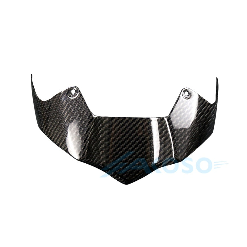 AKOSO 2017-2019 Kawasaki Z900 Carbon Fiber Motorcycle Front Beak Nose Cone Extension Fairing
