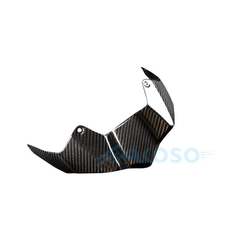AKOSO 2017-2019 Kawasaki Z900 Carbon Fiber Motorcycle Front Beak Nose Cone Extension Fairing