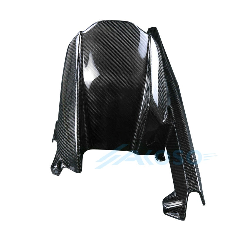 AKOSO 2019-2022 BMW S1000RR 3K Garde-boue arrière en fibre de carbone pure avec chaîne anti-éclaboussures Garde-boue arrière