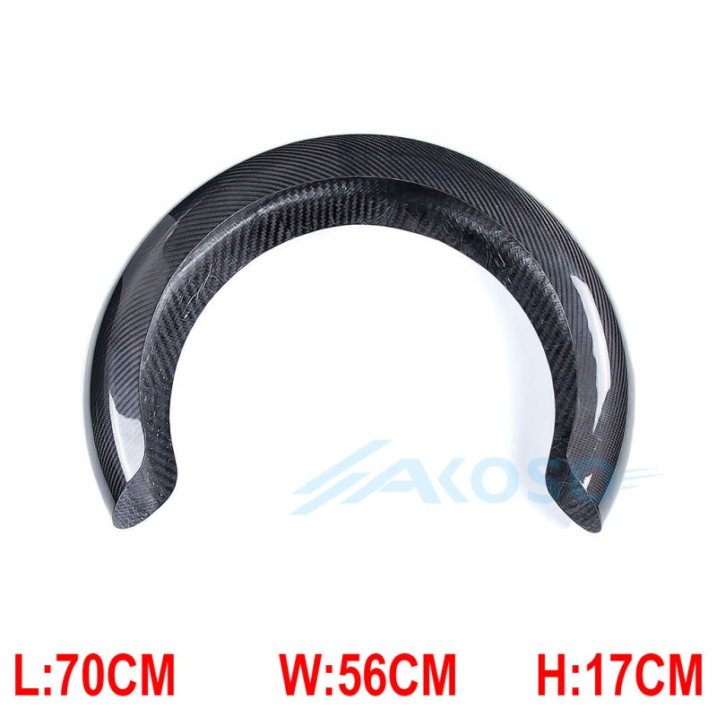 AKOSO Carbon Fiber Front Fender For Harley Touring All Years Universal