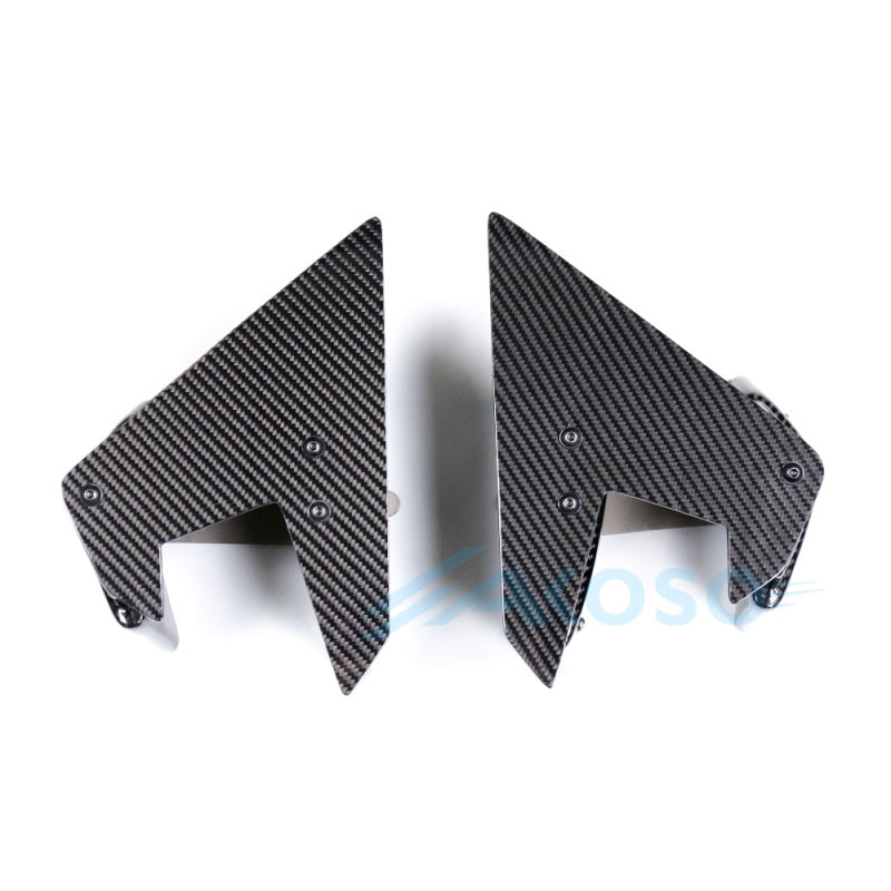 AKOSO Kawasaki Z H2 2021-2024 Carbon Fiber Winglet Aerodynamic Wing Spoiler Air Deflector