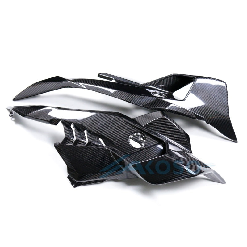 AKOSO 2025 BMW S1000RR Carbon Fiber Front Upper Side Panel Winglets Fairing Kit
