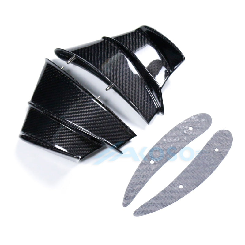 AKOSO 2020-2021 Ducati Panigale V4 V4S V4R Carbon Fiber Winglets Fixed Wind Wing Fairing