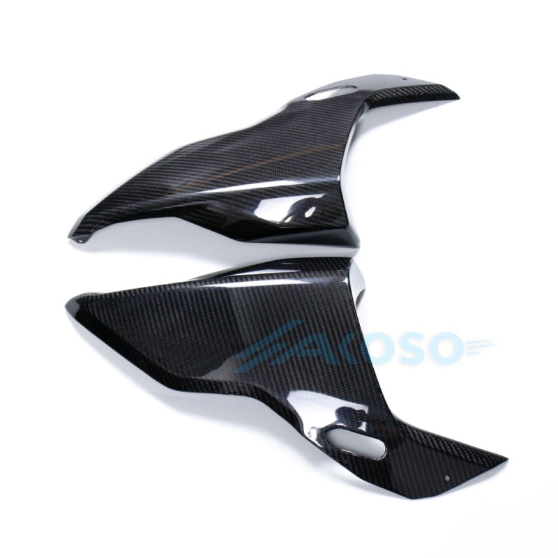 AKOSO 2025 BMW S1000RR Carbon Fiber Front Side Nose Headlight Cover Fairing