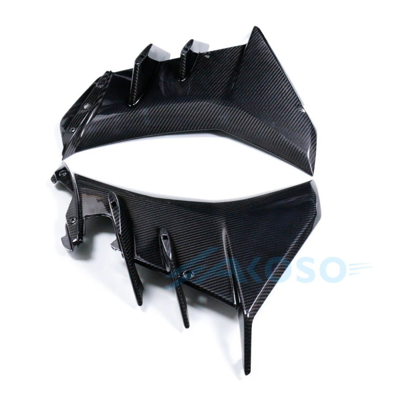AKOSO 2021-2024 Aprilia RSV4 Carbon Fiber Front Side Fairing Panels