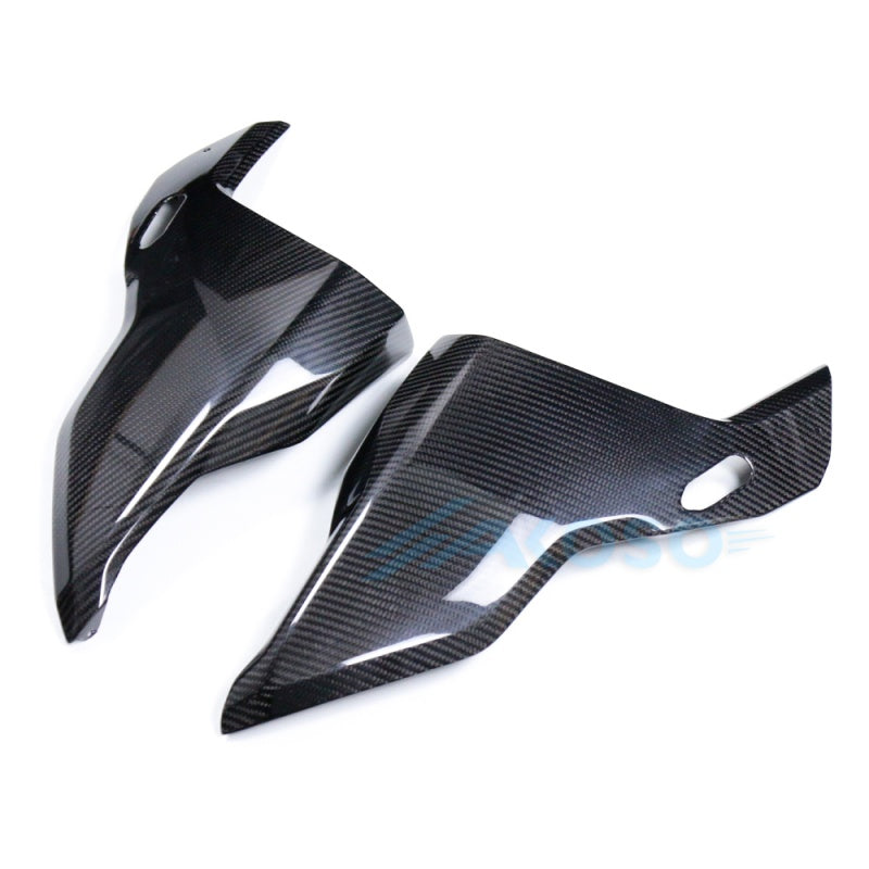 AKOSO 2025 BMW S1000RR Carbon Fiber Front Side Nose Headlight Cover Fairing