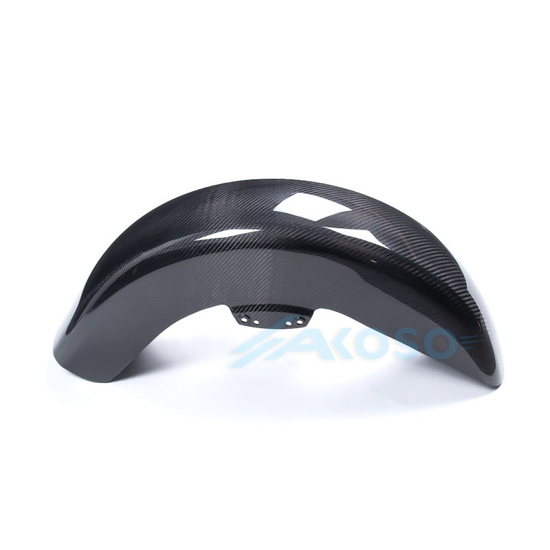 AKOSO Carbon Fiber Front Fender Hugger for Harley Davidson Touring Street Glide Road King Road Glide 2014-2024