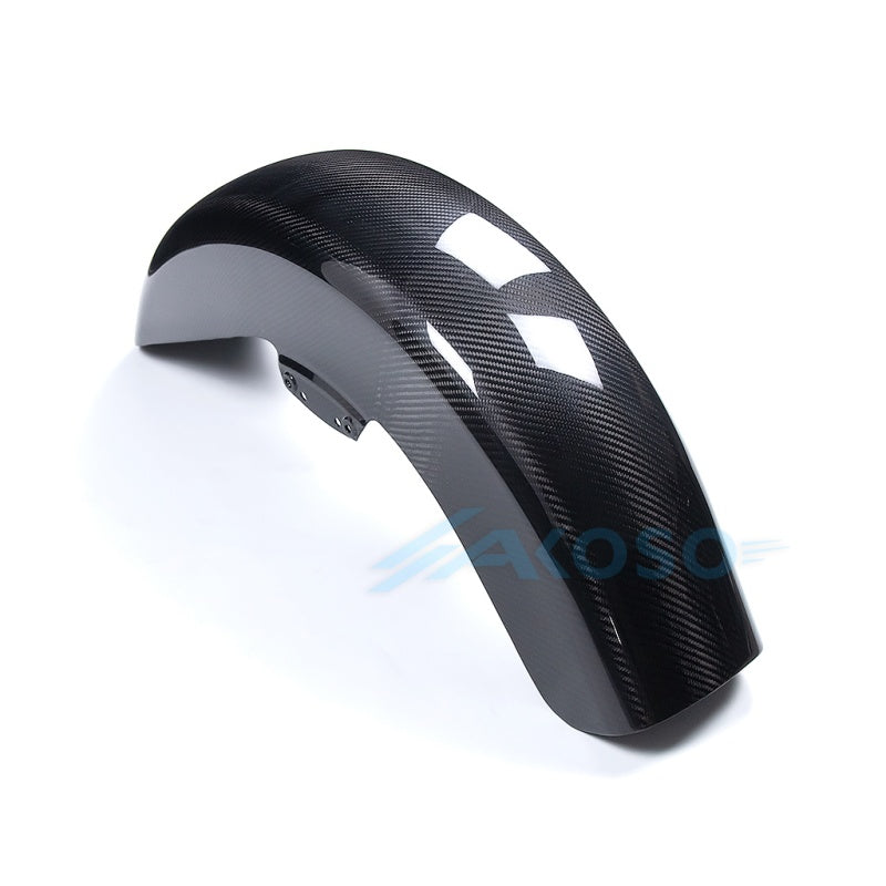 AKOSO Carbon Fiber Front Fender Hugger for Harley Davidson Touring Street Glide Road King Road Glide 2014-2024