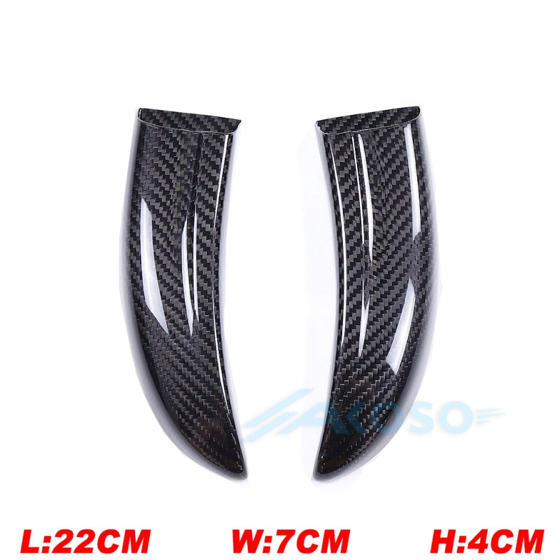 AKOSO Universal Carbon Fiber Motorcycle Brake Disk Cooler Air Duct for S1000RR R1 R6 MT09 MT10 H2 Panigale V2 V4