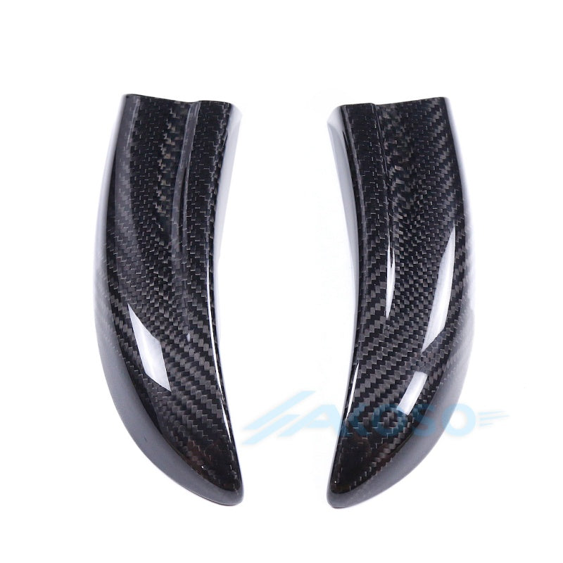 AKOSO Universal Carbon Fiber Motorcycle Brake Disk Cooler Air Duct for S1000RR R1 R6 MT09 MT10 H2 Panigale V2 V4