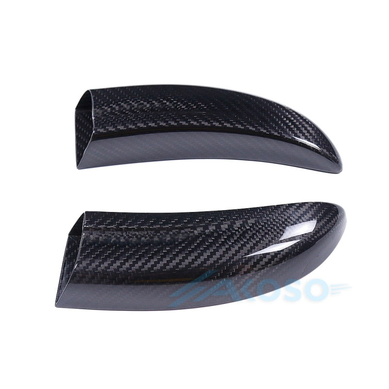 AKOSO Universal Carbon Fiber Motorcycle Brake Disk Cooler Air Duct for S1000RR R1 R6 MT09 MT10 H2 Panigale V2 V4