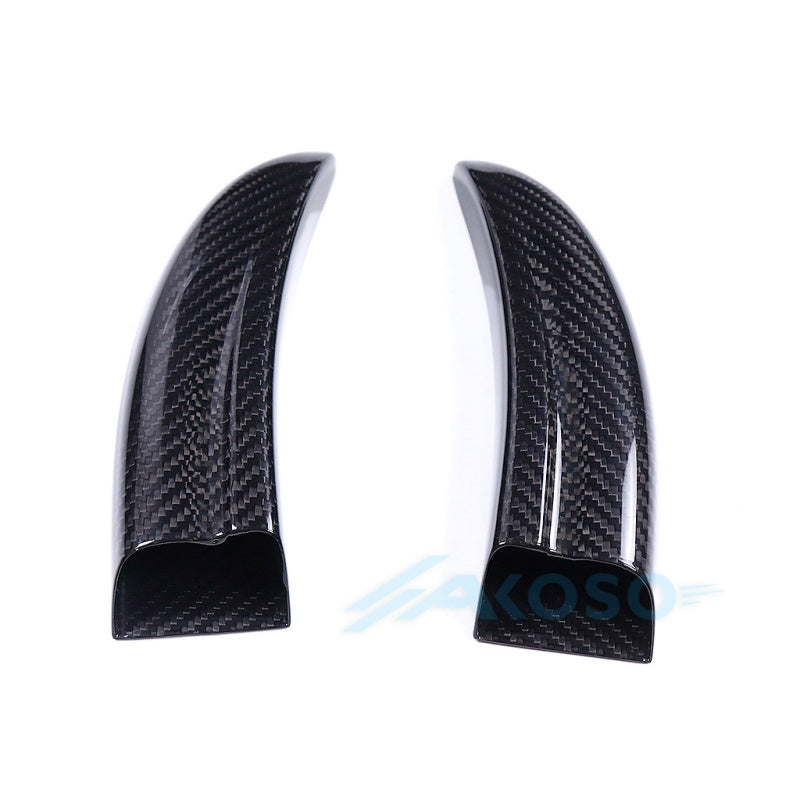 AKOSO Universal Carbon Fiber Motorcycle Brake Disk Cooler Air Duct for S1000RR R1 R6 MT09 MT10 H2 Panigale V2 V4