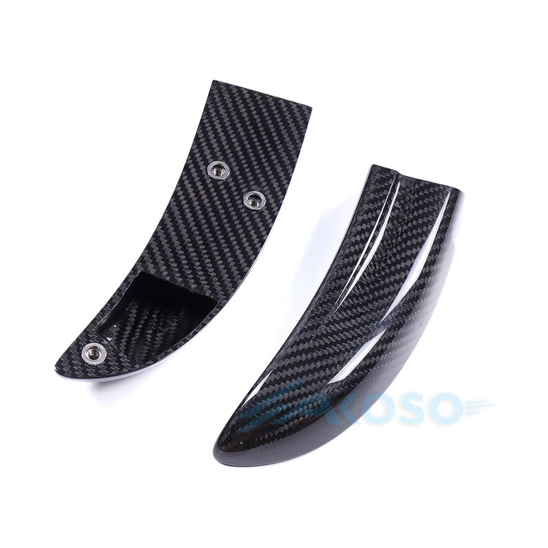 AKOSO Universal Carbon Fiber Motorcycle Brake Disk Cooler Air Duct for S1000RR R1 R6 MT09 MT10 H2 Panigale V2 V4