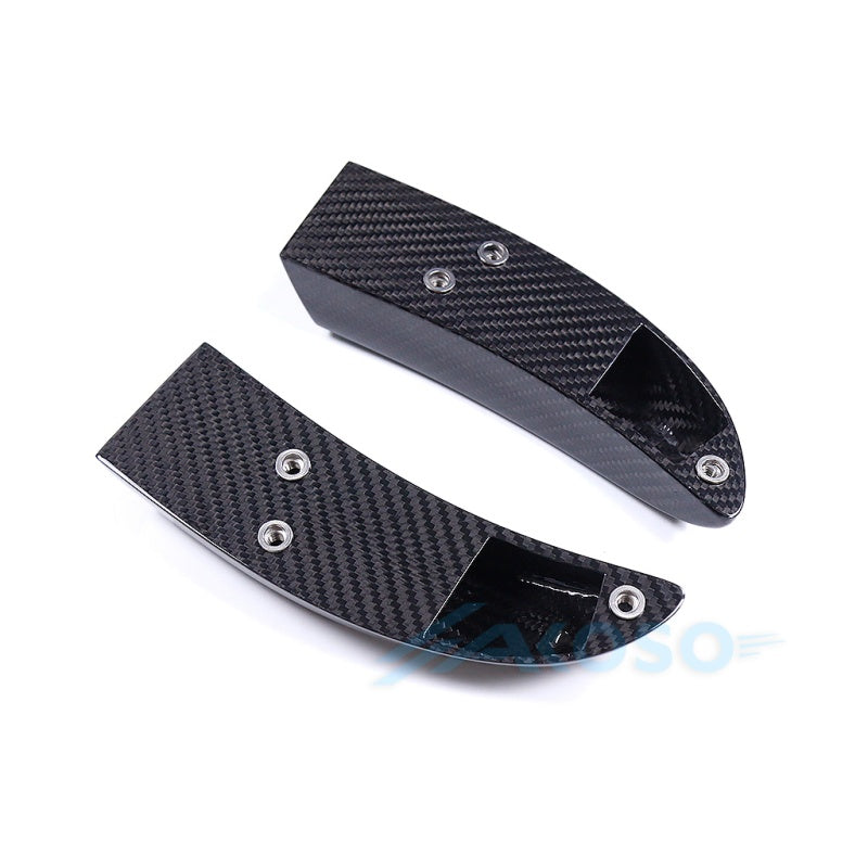 AKOSO Universal Carbon Fiber Motorcycle Brake Disk Cooler Air Duct for S1000RR R1 R6 MT09 MT10 H2 Panigale V2 V4