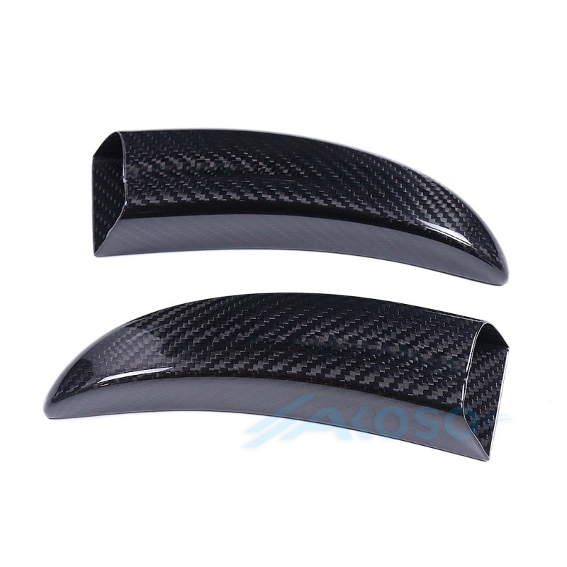 AKOSO Universal Carbon Fiber Motorcycle Brake Disk Cooler Air Duct for S1000RR R1 R6 MT09 MT10 H2 Panigale V2 V4