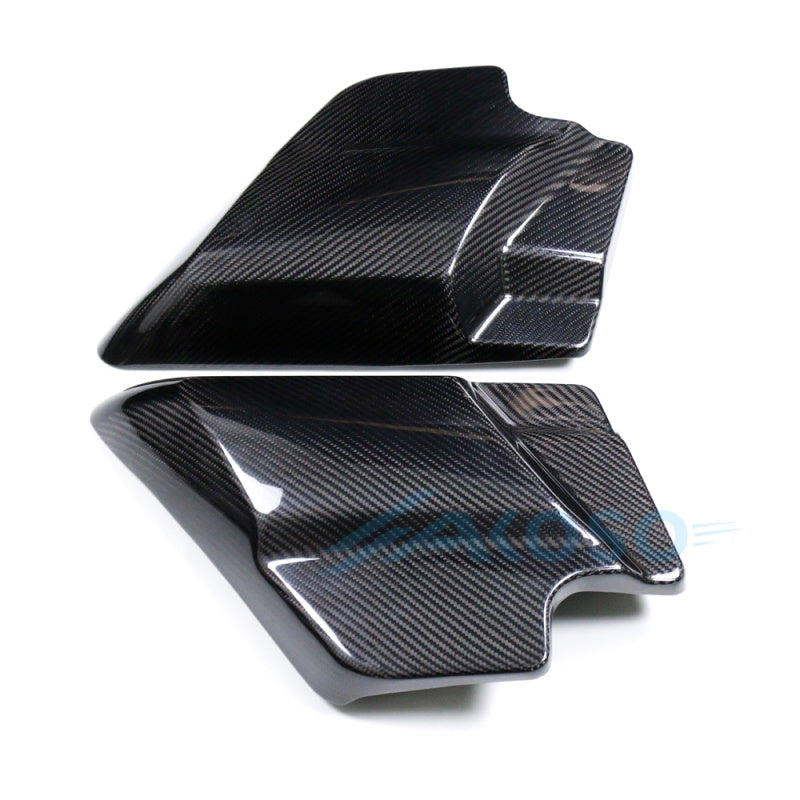 AKOSO Carbon Fiber Side Battery Covers for Harley Davidson Touring Bikes 2009-2023