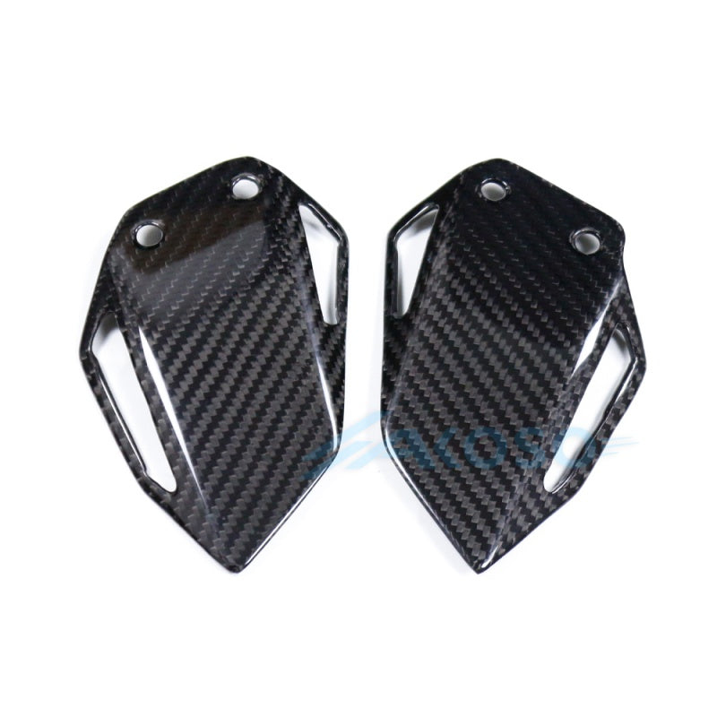AKOSO 2024+ Yamaha MT09 / FZ09 Carbon Fiber Rearset Heel Guards Plates