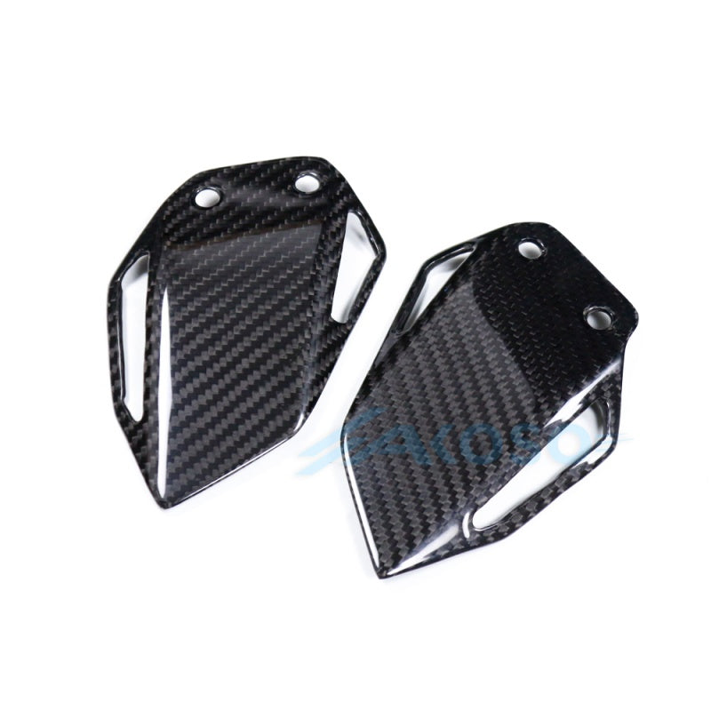 AKOSO 2024+ Yamaha MT09 / FZ09 Carbon Fiber Rearset Heel Guards Plates