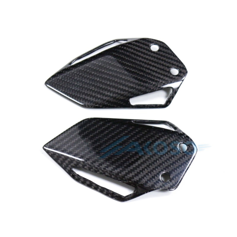 AKOSO 2024+ Yamaha MT09 / FZ09 Carbon Fiber Rearset Heel Guards Plates