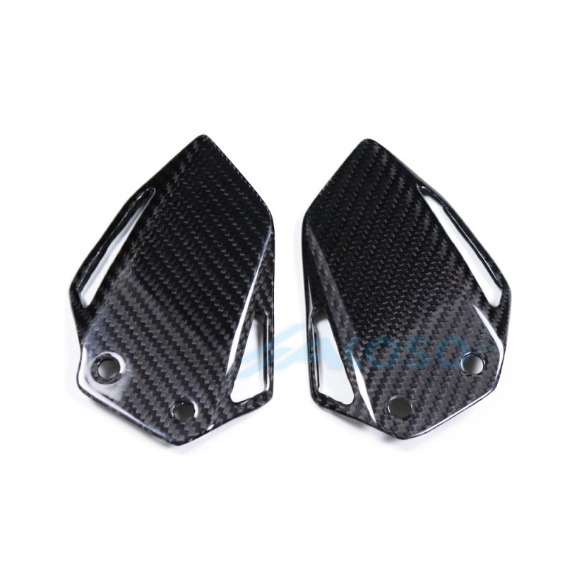 AKOSO 2024+ Yamaha MT09 / FZ09 Carbon Fiber Rearset Heel Guards Plates