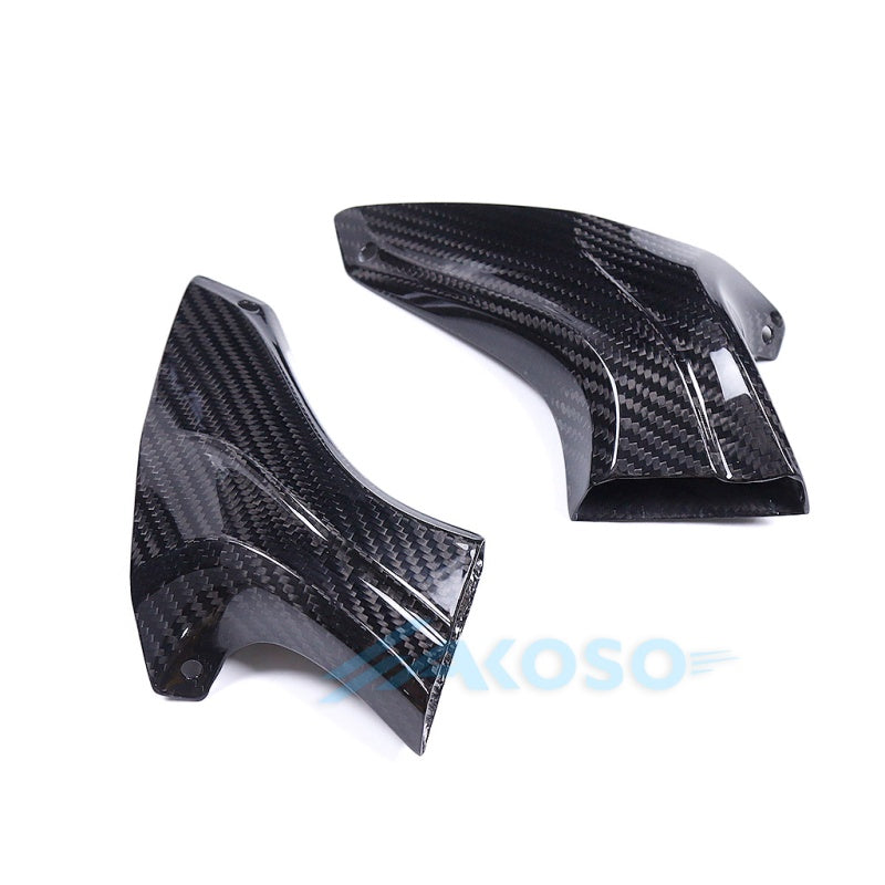 AKOSO Universal Carbon Fiber Motorcycle Brake Disk Cooler Air Duct for BMW S1000R S100RR M1000XR R1300GS R1250GS