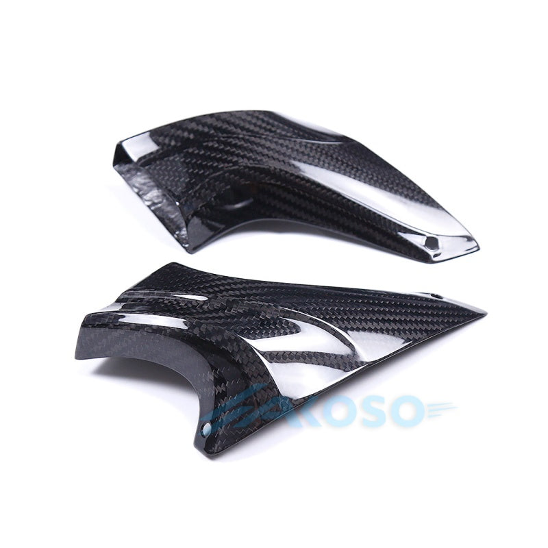 AKOSO Universal Carbon Fiber Motorcycle Brake Disk Cooler Air Duct for BMW S1000R S100RR M1000XR R1300GS R1250GS
