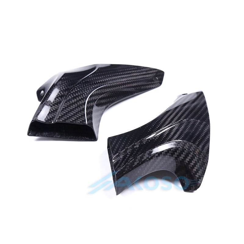 AKOSO Universal Carbon Fiber Motorcycle Brake Disk Cooler Air Duct for BMW S1000R S100RR M1000XR R1300GS R1250GS