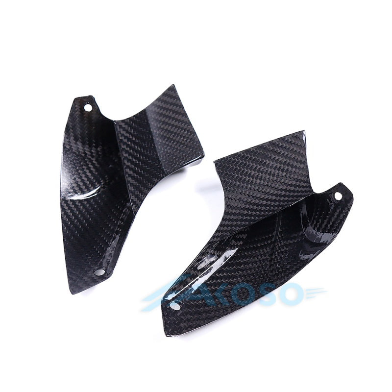 AKOSO Universal Carbon Fiber Motorcycle Brake Disk Cooler Air Duct for BMW S1000R S100RR M1000XR R1300GS R1250GS
