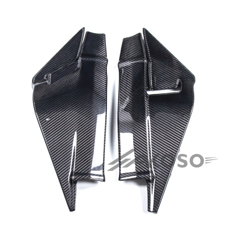 AKOSO 2008+ Suzuki Hayabusa GSX1300R Gen2 Gen3 Caches de bras oscillant en fibre de carbone Protections Carénage de moto