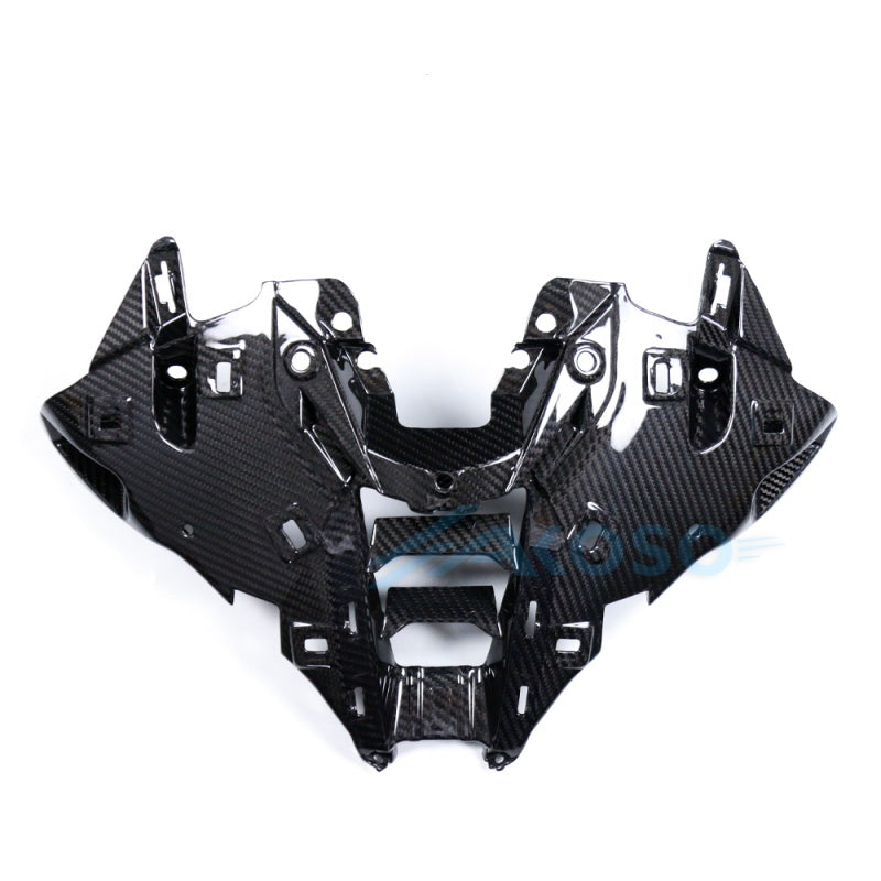 AKOSO 2025 BMW S1000RR Carbon Fiber Front Air Intake Fairing Head Nose AirInlet Center Cover