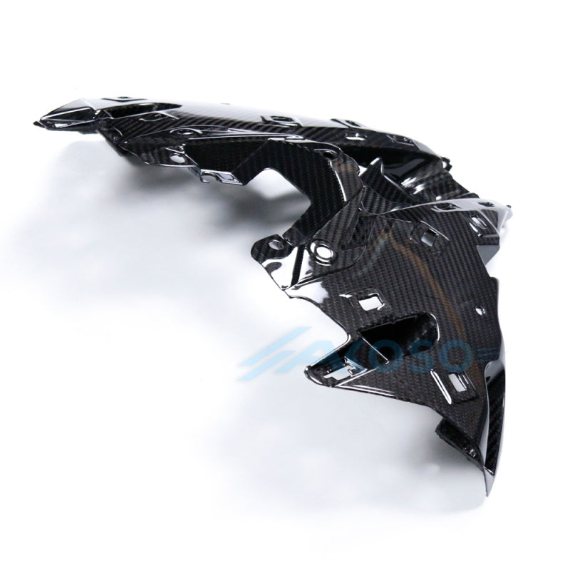 AKOSO 2025 BMW S1000RR Carbon Fiber Front Air Intake Fairing Head Nose AirInlet Center Cover