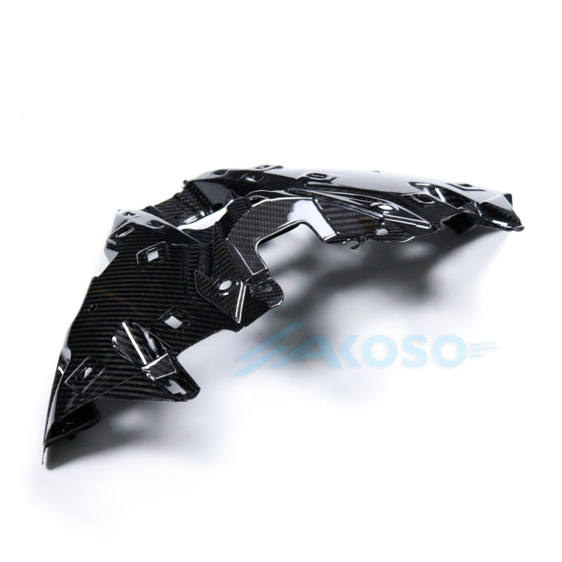 AKOSO 2025 BMW S1000RR Carbon Fiber Front Air Intake Fairing Head Nose AirInlet Center Cover