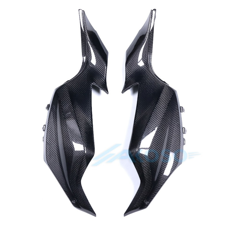 AKOSO 2014-2017 Yamaha FZ-07 MT-07 100% Carbon Fiber Tank Side Panels