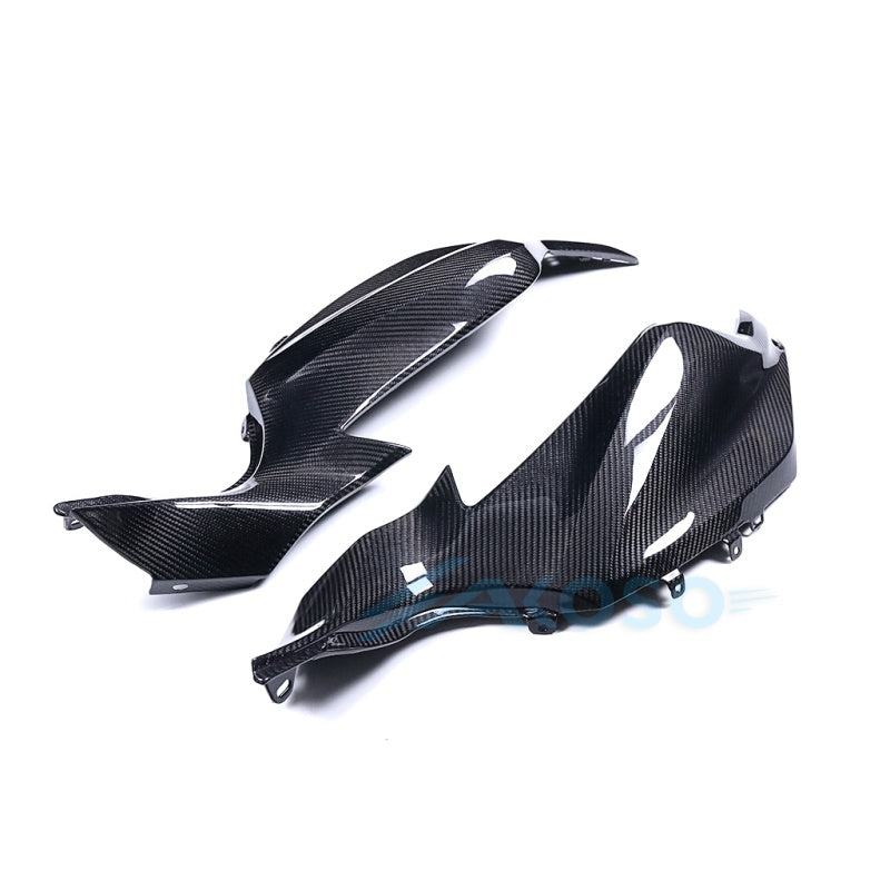 AKOSO 2014-2017 Yamaha FZ-07 MT-07 100% Carbon Fiber Tank Side Panels
