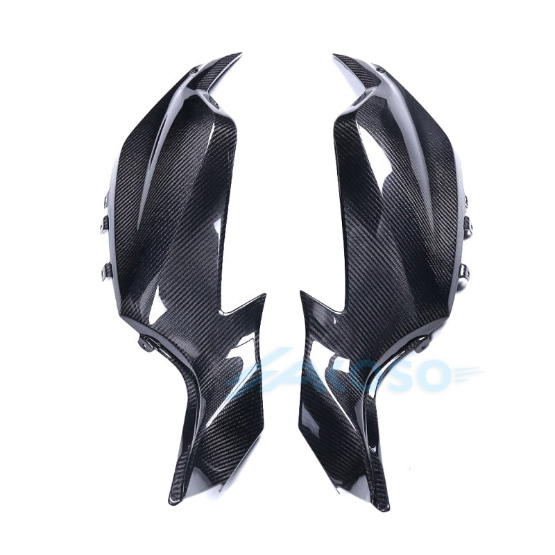 AKOSO 2014-2017 Yamaha FZ-07 MT-07 100% Carbon Fiber Tank Side Panels