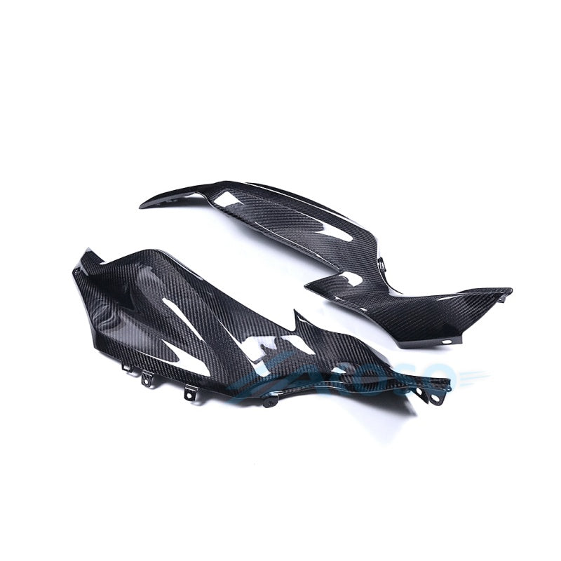 AKOSO 2014-2017 Yamaha FZ-07 MT-07 100% Carbon Fiber Tank Side Panels