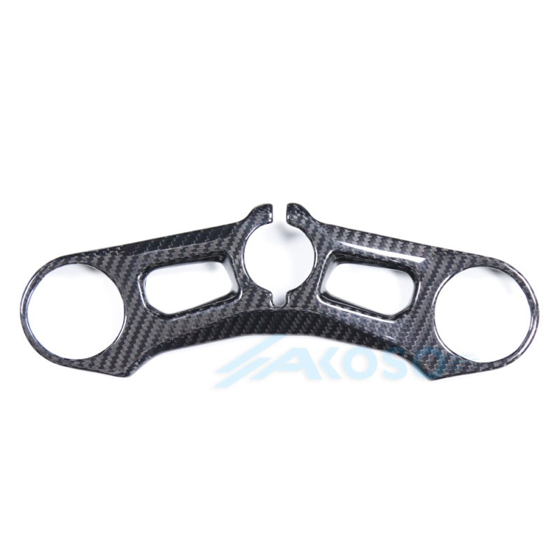 AKOSO 2018-2021 Ducati Panigale V4 V4S V4R Dry Carbon Fiber Upper Triple Clamp Cover