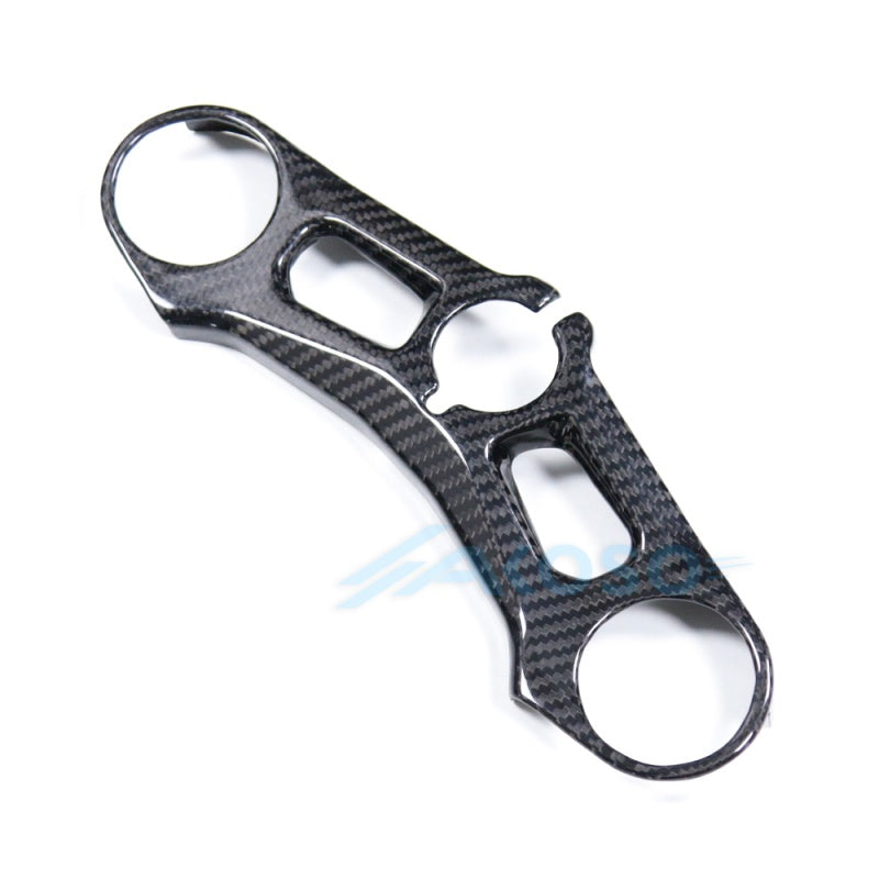 AKOSO 2018-2021 Ducati Panigale V4 V4S V4R Dry Carbon Fiber Upper Triple Clamp Cover