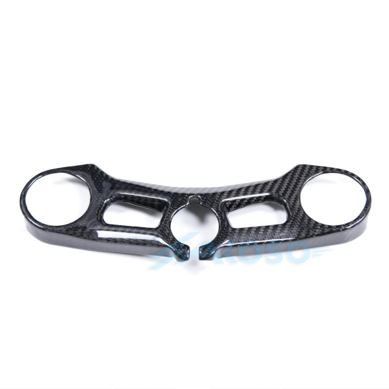 AKOSO 2018-2021 Ducati Panigale V4 V4S V4R Dry Carbon Fiber Upper Triple Clamp Cover