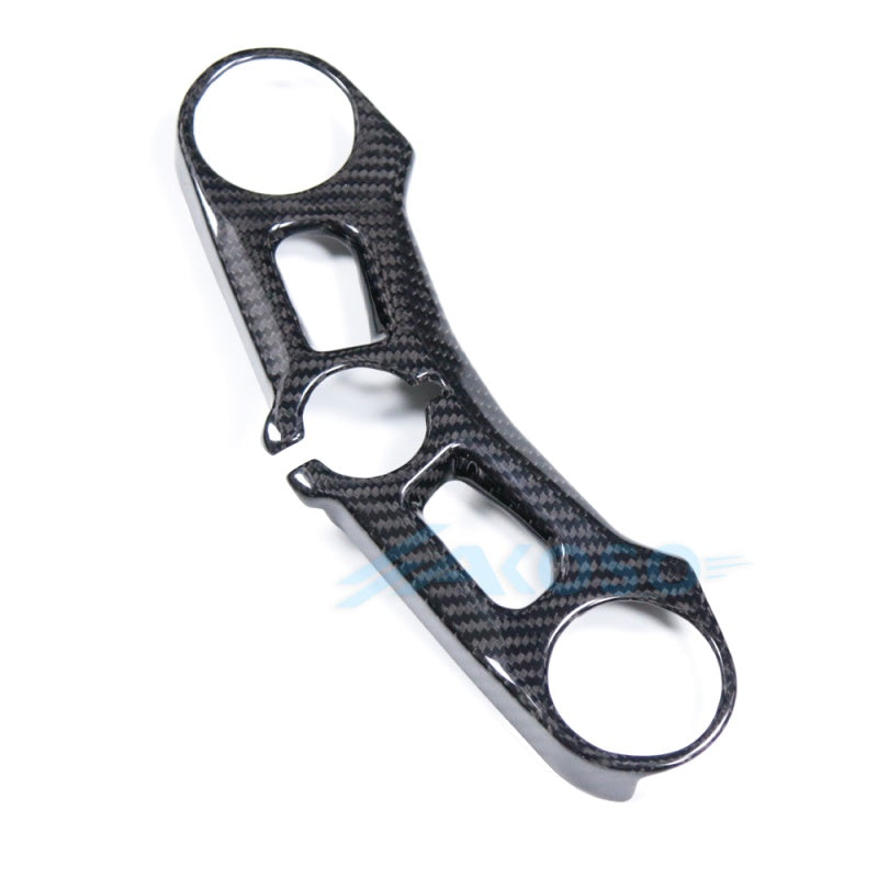 AKOSO 2018-2021 Ducati Panigale V4 V4S V4R Dry Carbon Fiber Upper Triple Clamp Cover