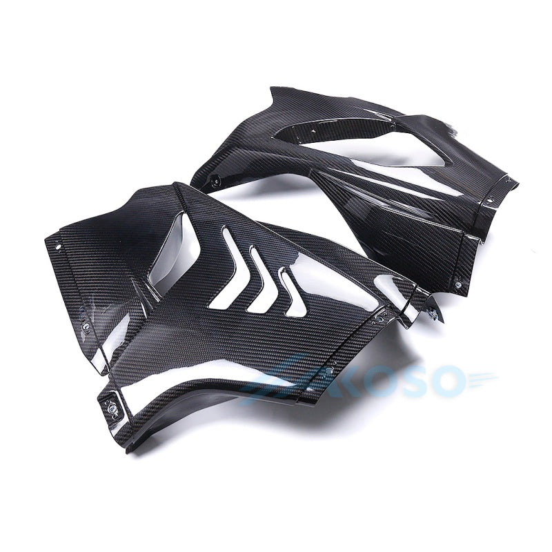 AKOSO BMW M1000RR 100% Dry Carbon Fiber Left Right Side Panels Fairing