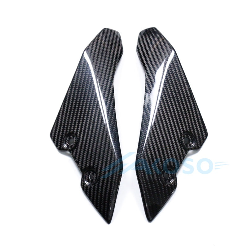 AKOSO 2016-2021 Yamaha MT-10 FZ-10 Carbon Fiber Windscreen Panel Front Fairing above Headlight