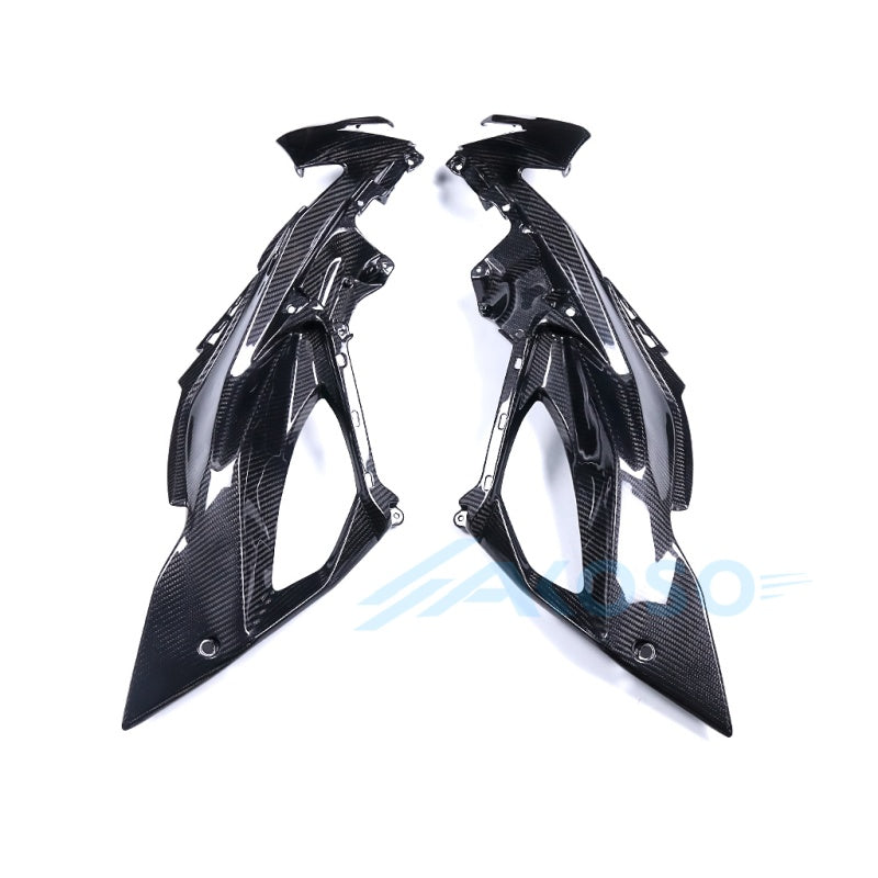 AKOSO 2019-2023 Kawasaki Ninja ZX-6R 636 Carbon Fiber Side Panels Inner